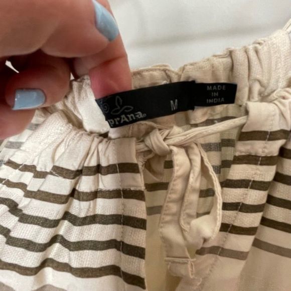 Prana Green Brown‎ Parisol Sleeveless Midi Dress - Picture 3 of 4